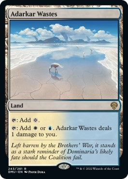 Image for Adarkar Wastes (243) [Dominaria United] - Magic: The Gathering