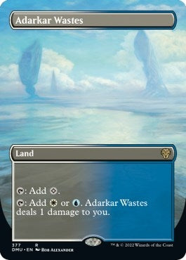Image for Adarkar Wastes (Borderless) (377) [Dominaria United] - Magic: The Gathering