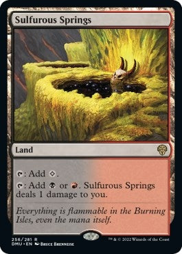 Image for Sulfurous Springs (256) [Dominaria United] - Magic: The Gathering