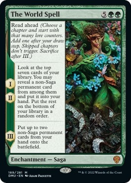 Image for The World Spell (189) [Dominaria United] - Magic: The Gathering