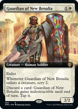 Image for Guardian of New Benalia (Extended Art) (386) [Dominaria United] - Magic: The Gathering