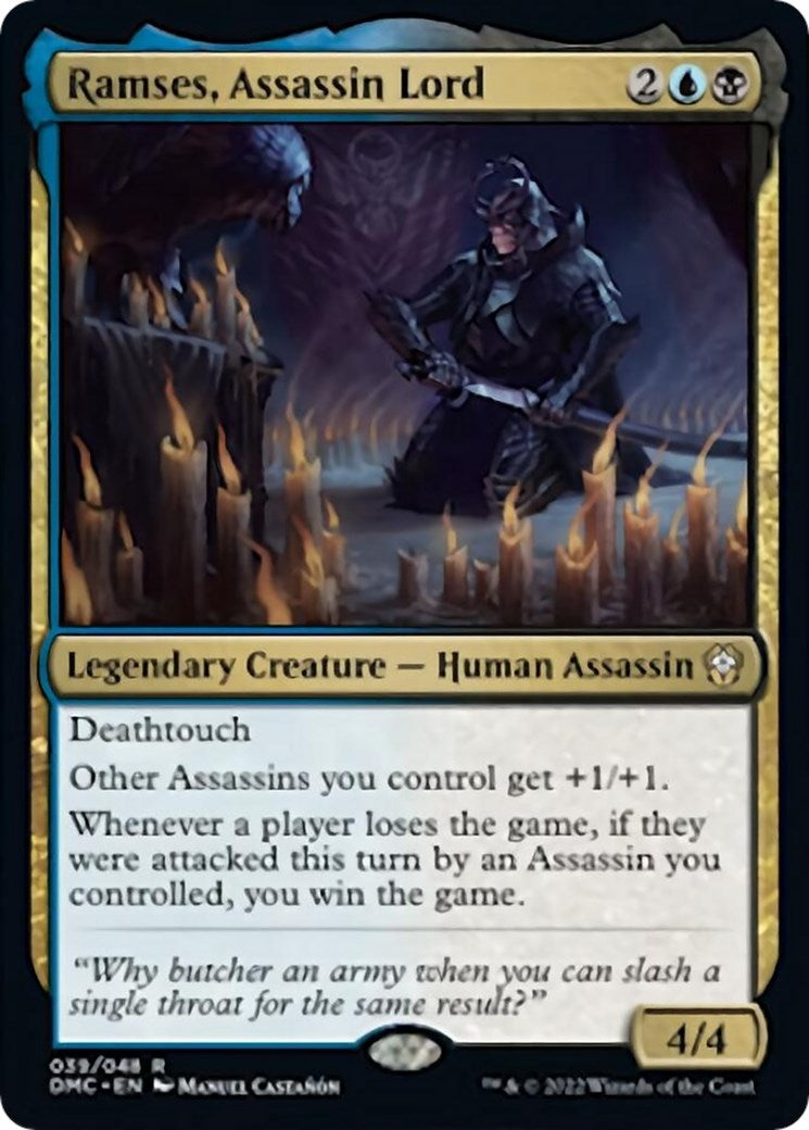 Image for Ramses, Assassin Lord (39) [Dominaria United] - Magic: The Gathering