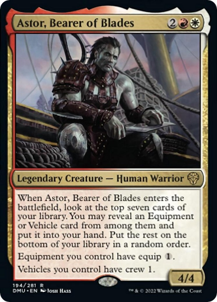 Image for Astor, Bearer of Blades (194) [Dominaria United] - Magic: The Gathering