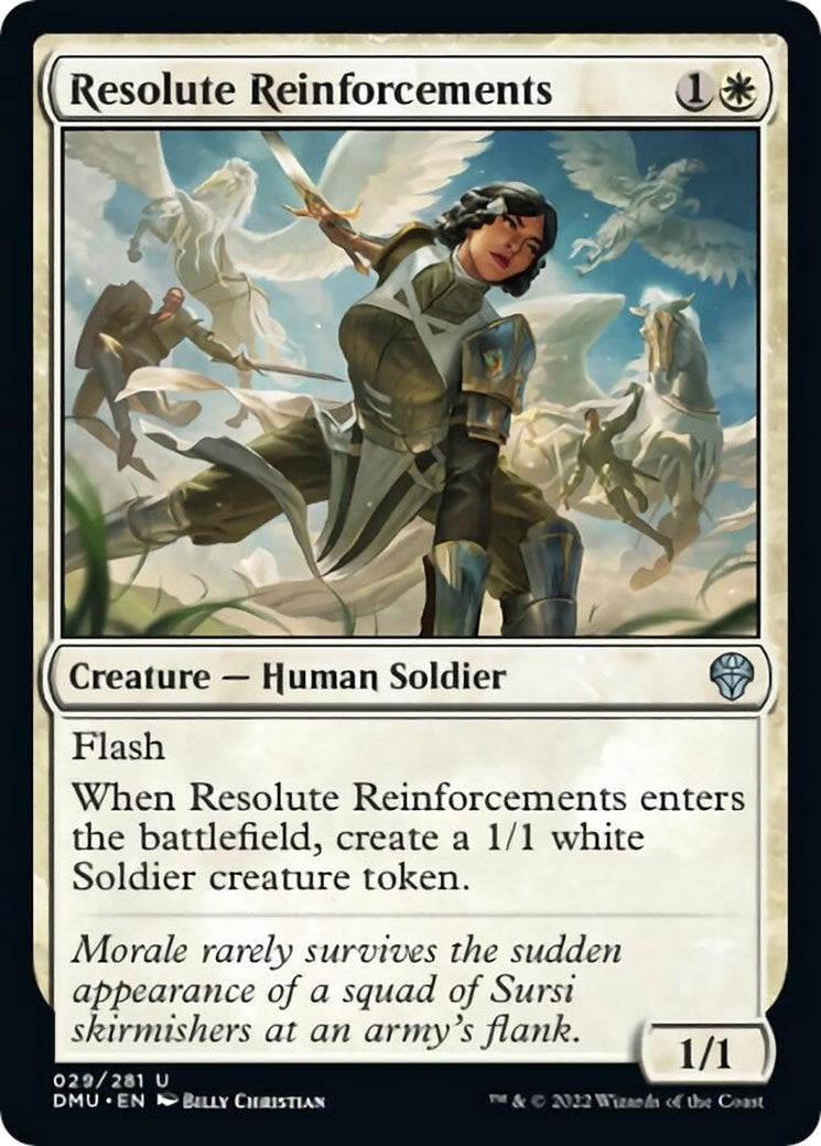 Image for Resolute Reinforcements (29) [Dominaria United] - Magic: The Gathering