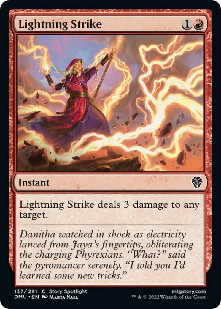 Image for Lightning Strike (137) [Dominaria United] - Magic: The Gathering