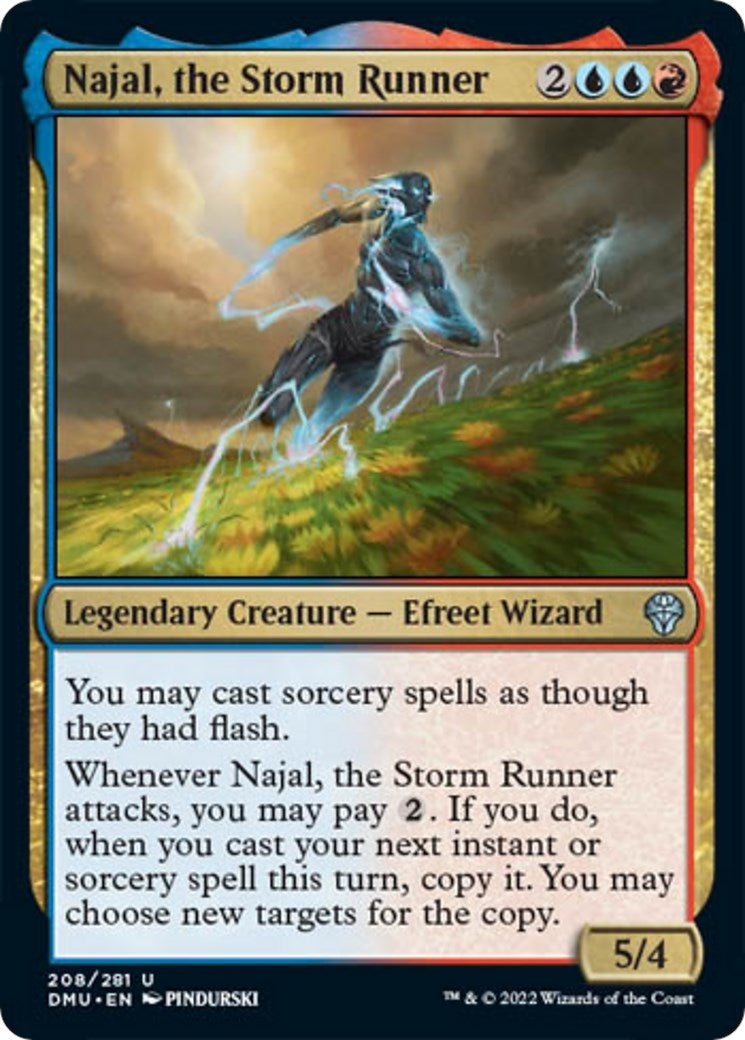 Image for Najal, the Storm Runner (208) [Dominaria United] - Magic: The Gathering