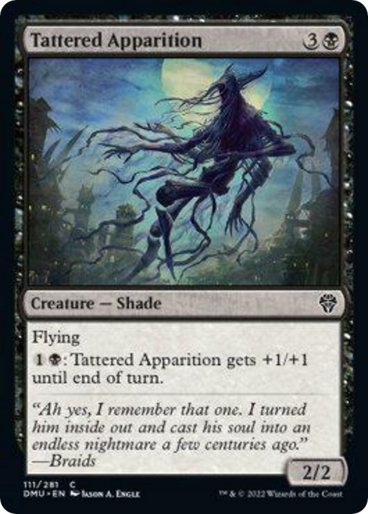 Image for Tattered Apparition (111) [Dominaria United] - Magic: The Gathering