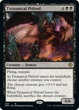 Image for Tyrannical Pitlord (284) [Dominaria United] - Magic: The Gathering