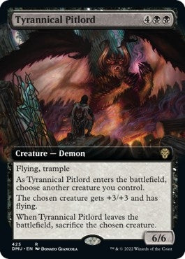 Image for Tyrannical Pitlord (Extended Art) (425) [Dominaria United] - Magic: The Gathering