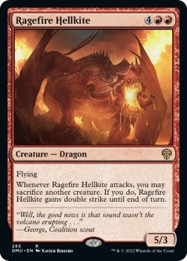 Image for Ragefire Hellkite (285) [Dominaria United] - Magic: The Gathering