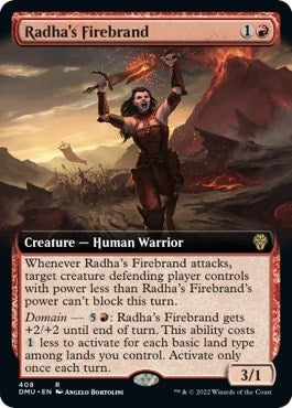Image for Radha's Firebrand (Extended Art) (408) [Dominaria United] - Magic: The Gathering