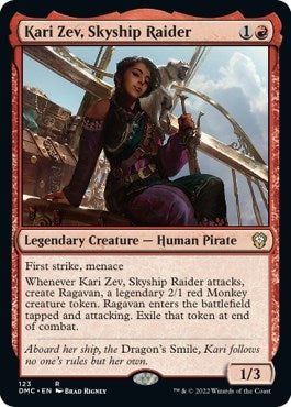 Image for Kari Zev, Skyship Raider (123) [Dominaria United] - Magic: The Gathering