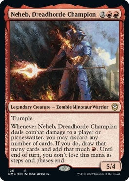 Neheb, Dreadhorde Champion (125) [Commander: Dominaria United]