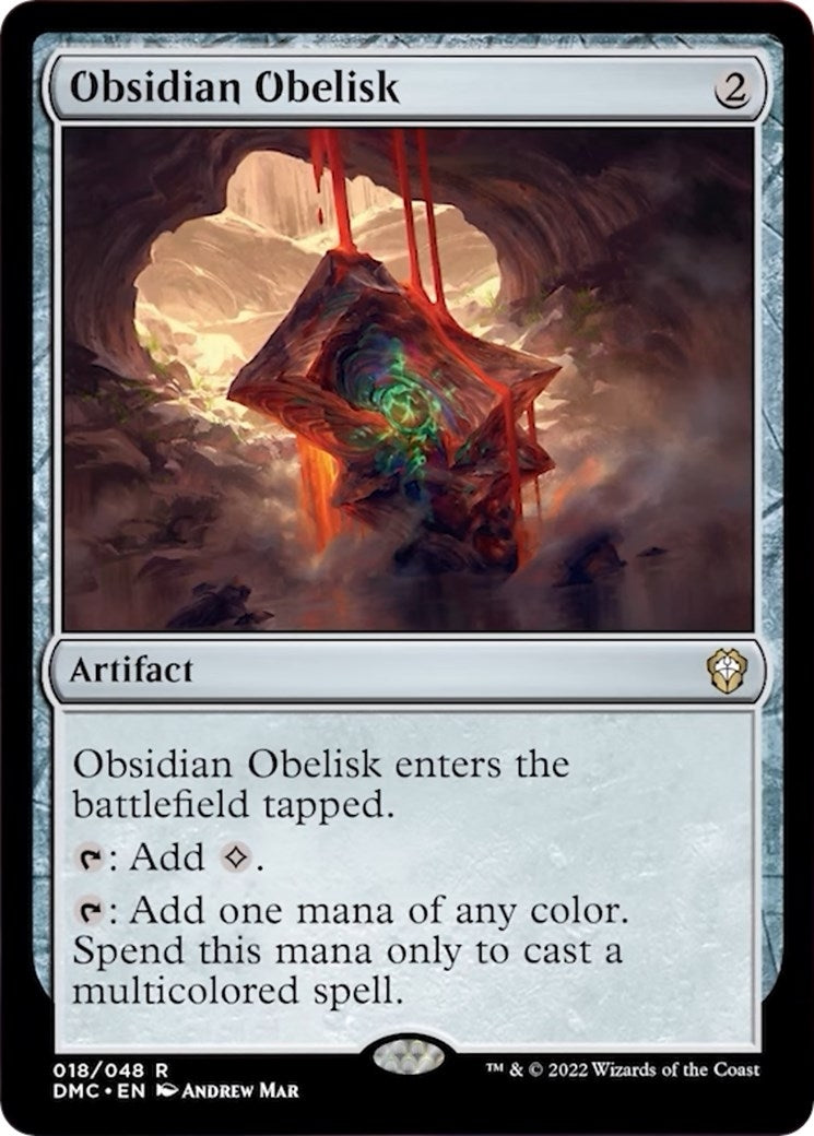 Image for Obsidian Obelisk (18) [Dominaria United] - Magic: The Gathering