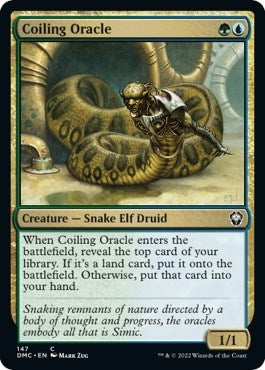 Image for Coiling Oracle (147) [Dominaria United] - Magic: The Gathering
