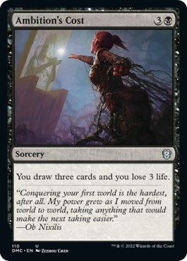 Image for Ambition's Cost (110) [Dominaria United] - Magic: The Gathering