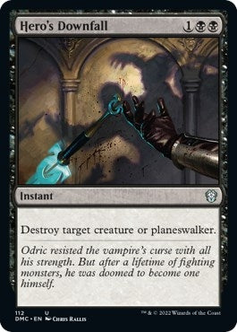 Image for Hero's Downfall (112) [Dominaria United] - Magic: The Gathering