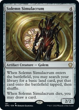 Image for Solemn Simulacrum (191) [Dominaria United] - Magic: The Gathering