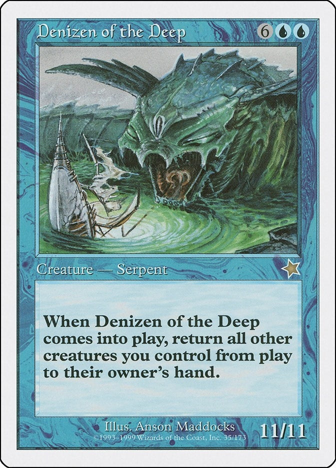 Image for Denizen of the Deep (35) [Starter 1999] - Magic: The Gathering