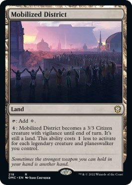 Image for Mobilized District (218) [Dominaria United] - Magic: The Gathering