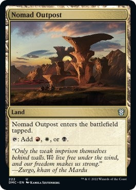 Image for Nomad Outpost (222) [Dominaria United] - Magic: The Gathering