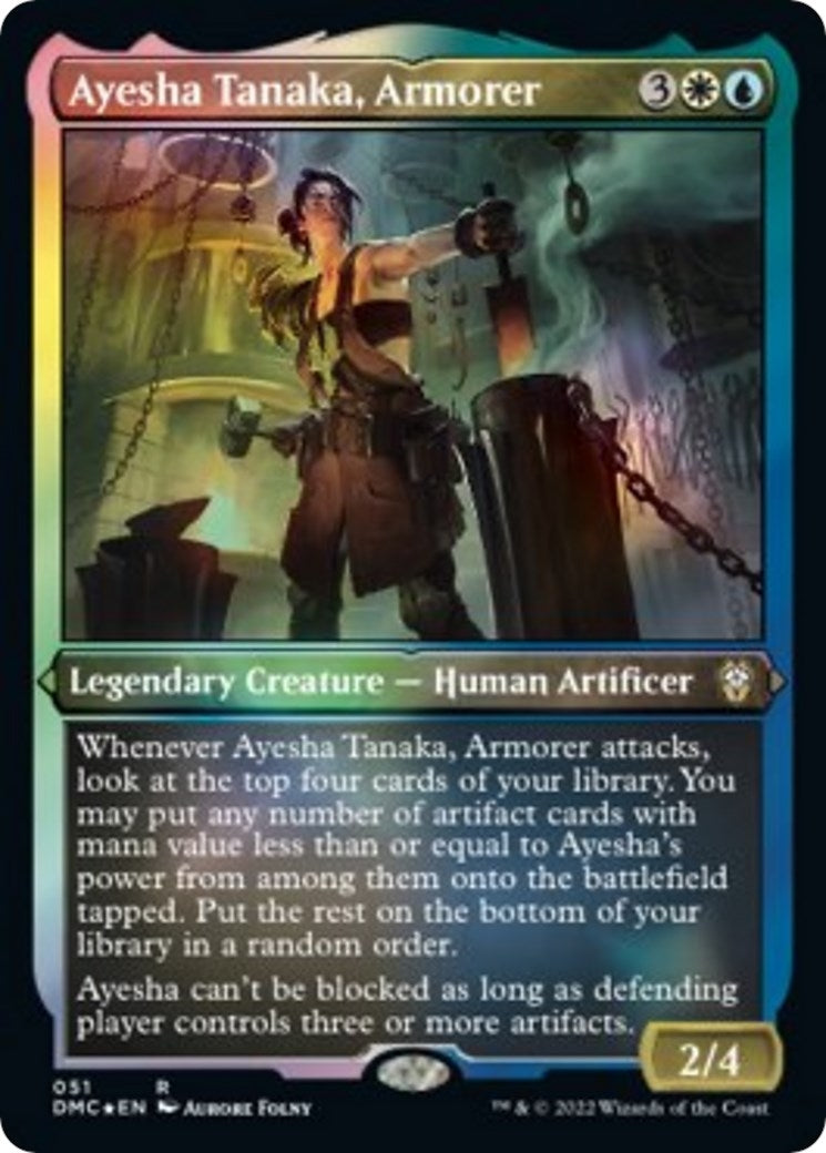 Image for Ayesha Tanaka, Armorer (Foil Etched) (51) [Dominaria United] - Magic: The Gathering