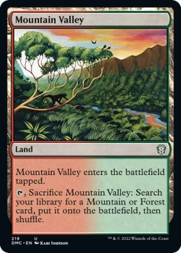 Image for Mountain Valley (219) [Dominaria United] - Magic: The Gathering