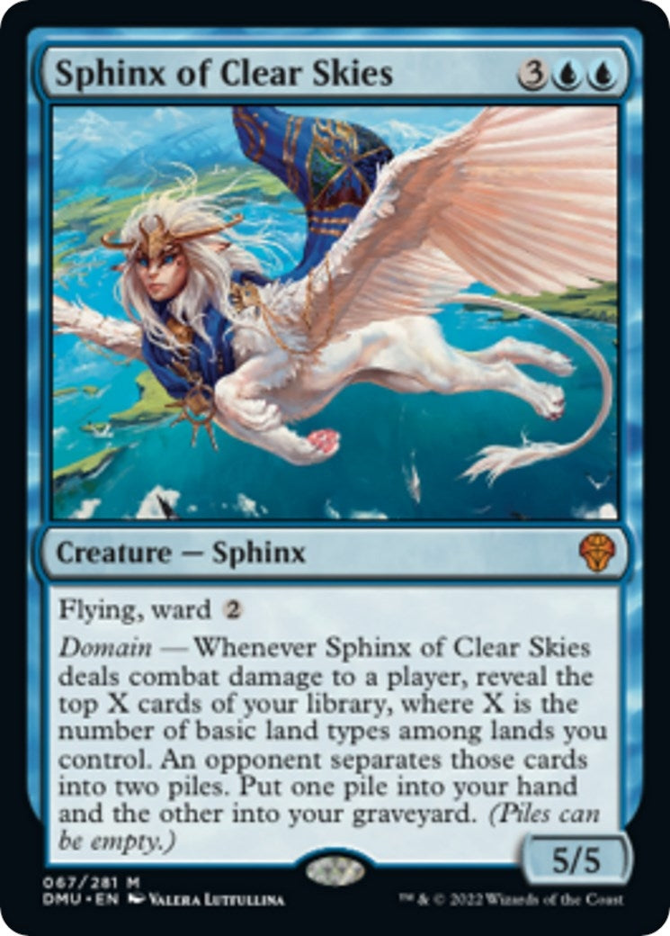 Image for Sphinx of Clear Skies (67) [Dominaria United] - Magic: The Gathering