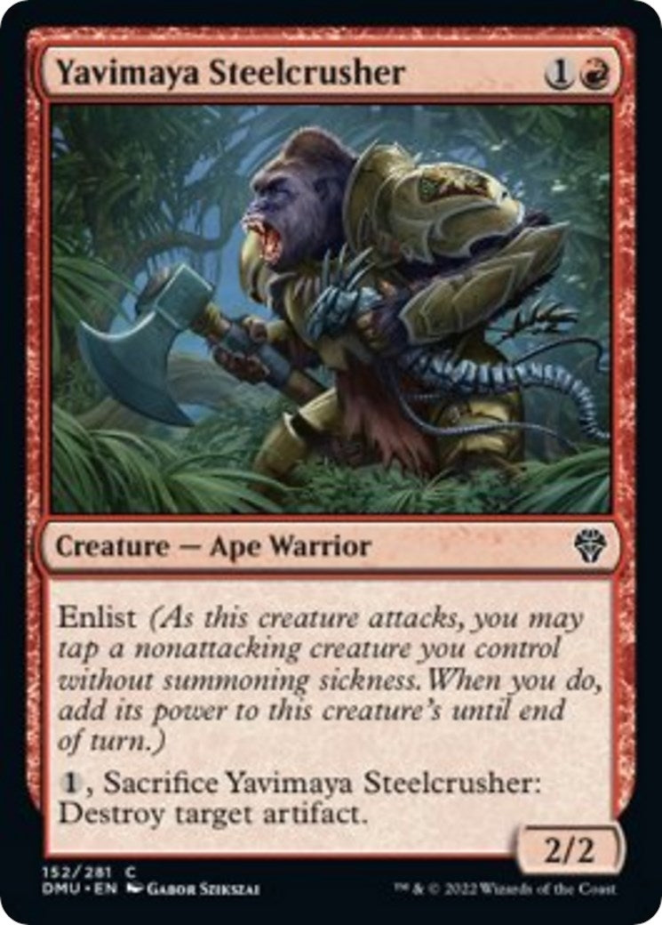 Image for Yavimaya Steelcrusher (152) [Dominaria United] - Magic: The Gathering