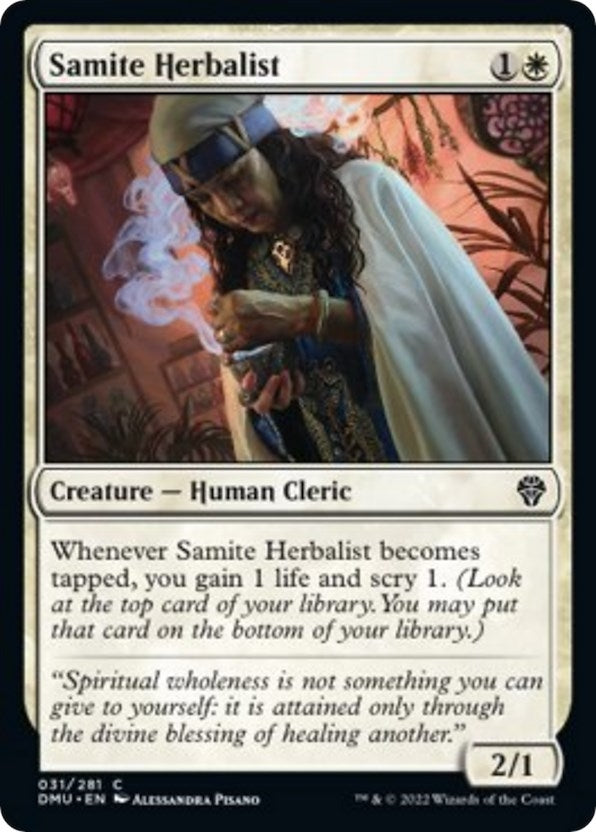 Image for Samite Herbalist (31) [Dominaria United] - Magic: The Gathering