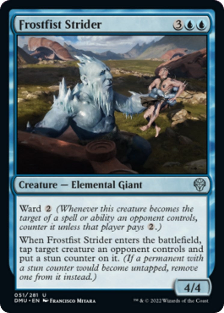Image for Frostfist Strider (51) [Dominaria United] - Magic: The Gathering