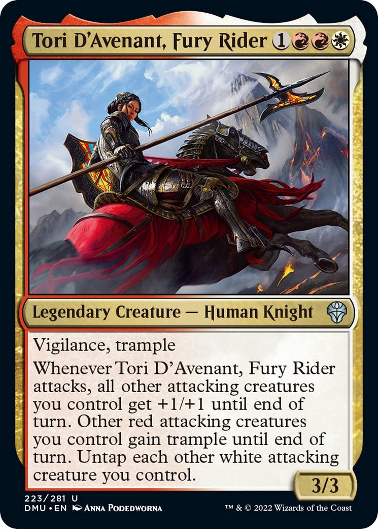 Image for Tori D'Avenant, Fury Rider (223) [Dominaria United] - Magic: The Gathering