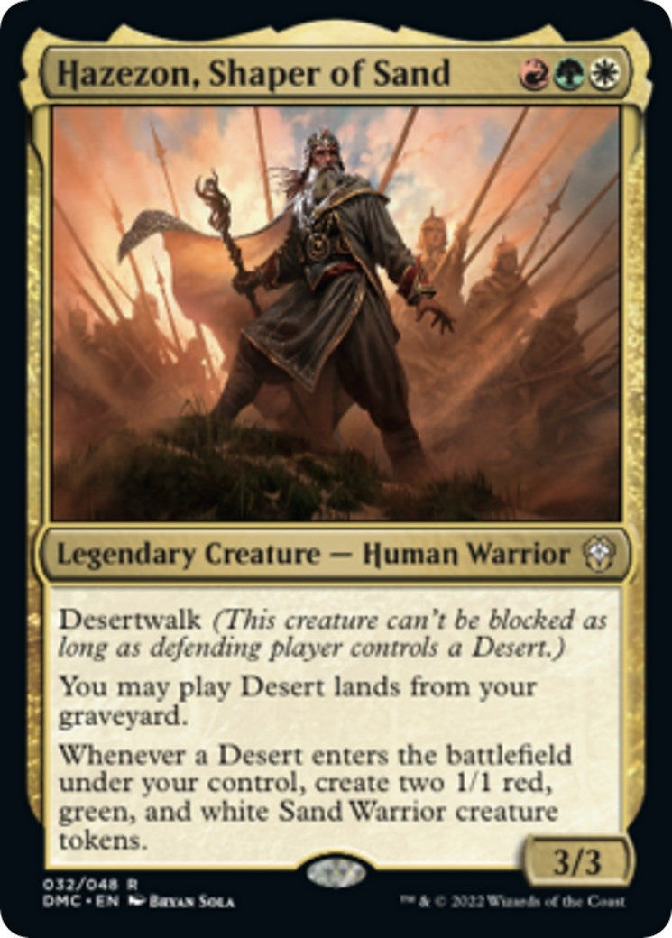 Image for Hazezon, Shaper of Sand (32) [Dominaria United] - Magic: The Gathering