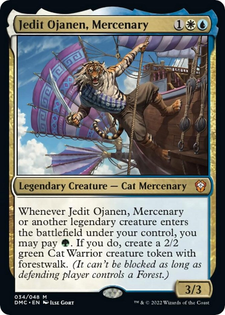 Image for Jedit Ojanen, Mercenary (34) [Dominaria United] - Magic: The Gathering