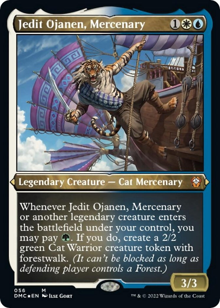 Image for Jedit Ojanen, Mercenary (Foil Etched) (56) [Dominaria United] - Magic: The Gathering