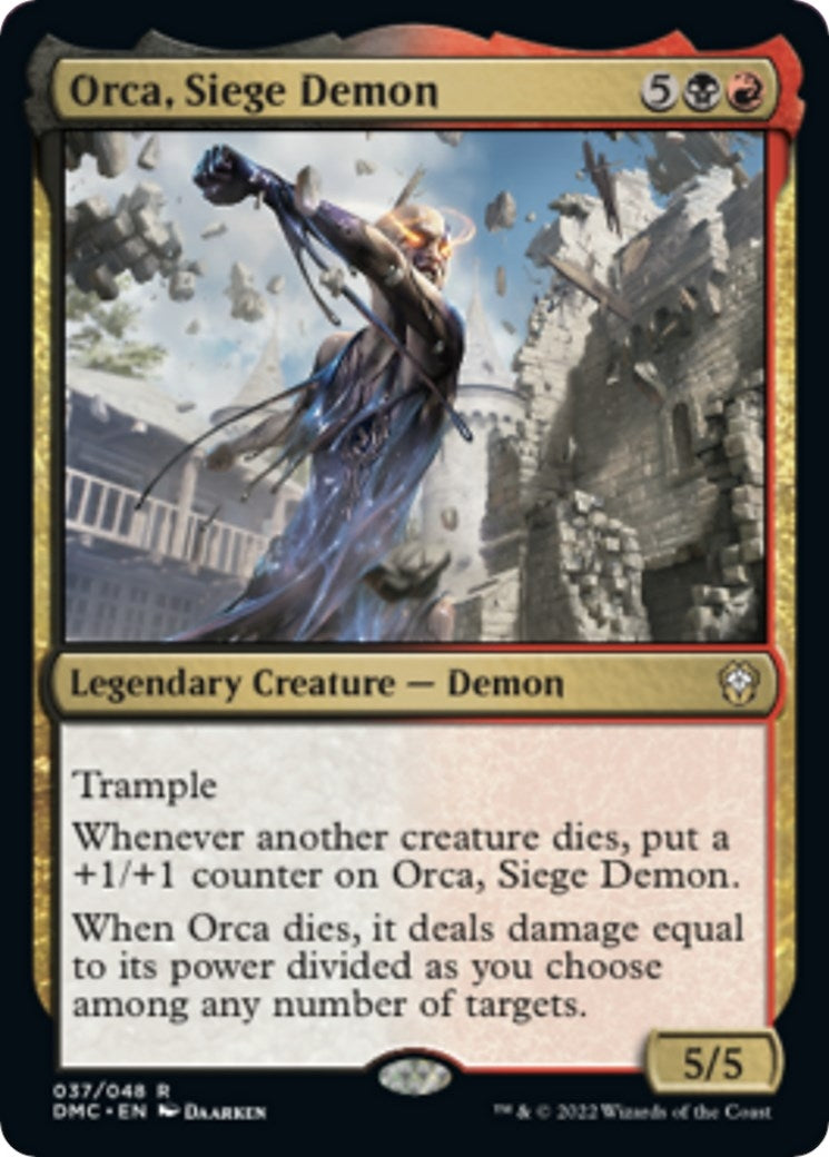Image for Orca, Siege Demon (37) [Dominaria United] - Magic: The Gathering