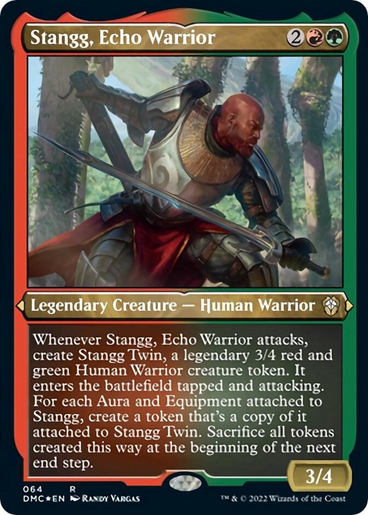 Image for Stangg, Echo Warrior (Foil Etched) (64) [Dominaria United] - Magic: The Gathering