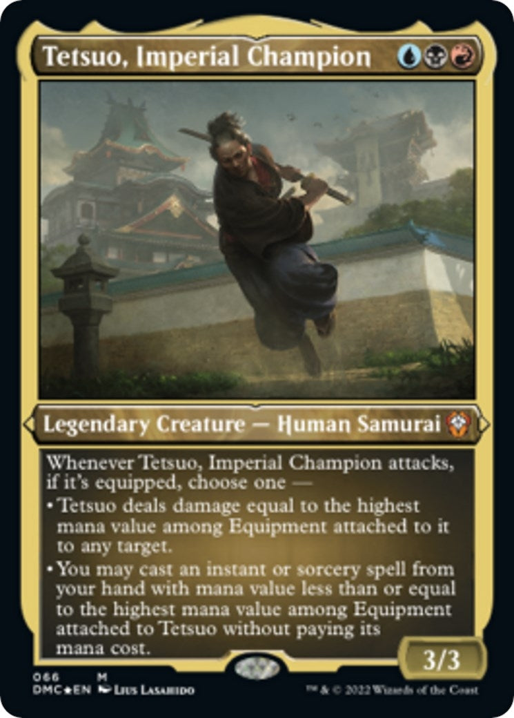 Tetsuo, Imperial Champion (Foil Etched) (66) [Commander: Dominaria United]