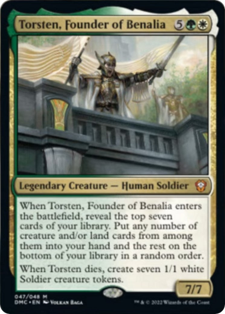 Image for Torsten, Founder of Benalia (47) [Dominaria United] - Magic: The Gathering