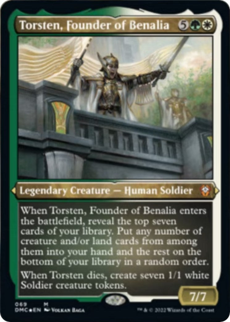 Image for Torsten, Founder of Benalia (Foil Etched) (69) [Dominaria United] - Magic: The Gathering