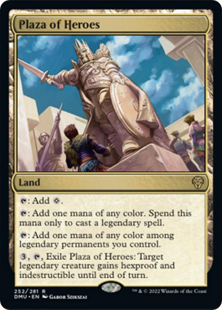 Image for Plaza of Heroes (252) [Dominaria United] - Magic: The Gathering