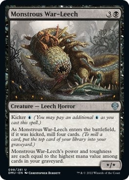 Image for Monstrous War-Leech (98) [Dominaria United] - Magic: The Gathering