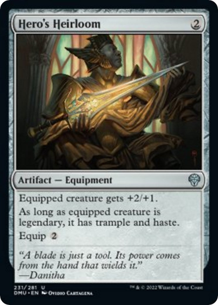 Image for Hero's Heirloom (231) [Dominaria United] - Magic: The Gathering
