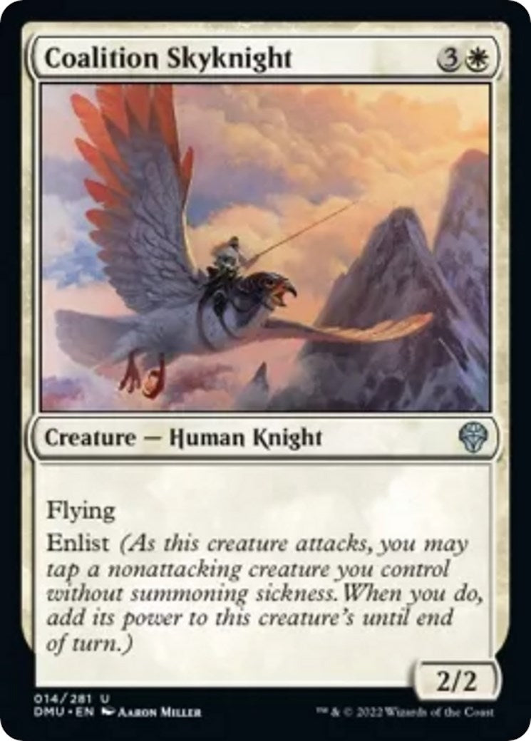 Image for Coalition Skyknight (14) [Dominaria United] - Magic: The Gathering