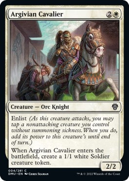 Image for Argivian Cavalier (4) [Dominaria United] - Magic: The Gathering