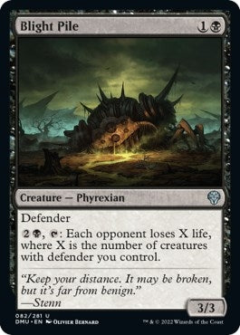 Image for Blight Pile (82) [Dominaria United] - Magic: The Gathering