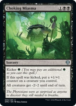 Image for Choking Miasma (86) [Dominaria United] - Magic: The Gathering