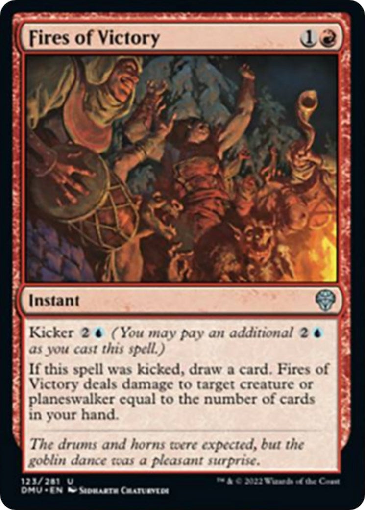 Image for Fires of Victory (123) [Dominaria United] - Magic: The Gathering