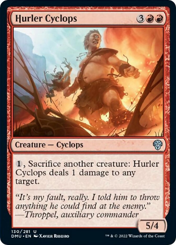Image for Hurler Cyclops (130) [Dominaria United] - Magic: The Gathering