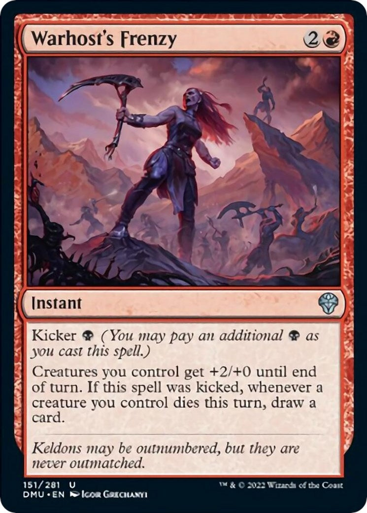 Image for Warhost's Frenzy (151) [Dominaria United] - Magic: The Gathering